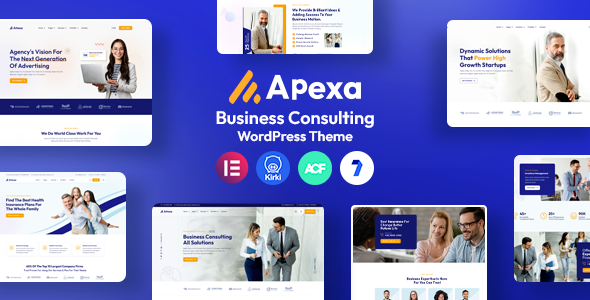 Apexa - Multipurpose Business Consulting WordPress Theme Logo
